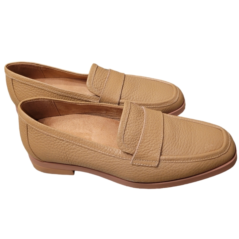 Vionic 'Sellah' Slip On Loafer Women's Size 6.5 Camel Tan Color Preppy Style